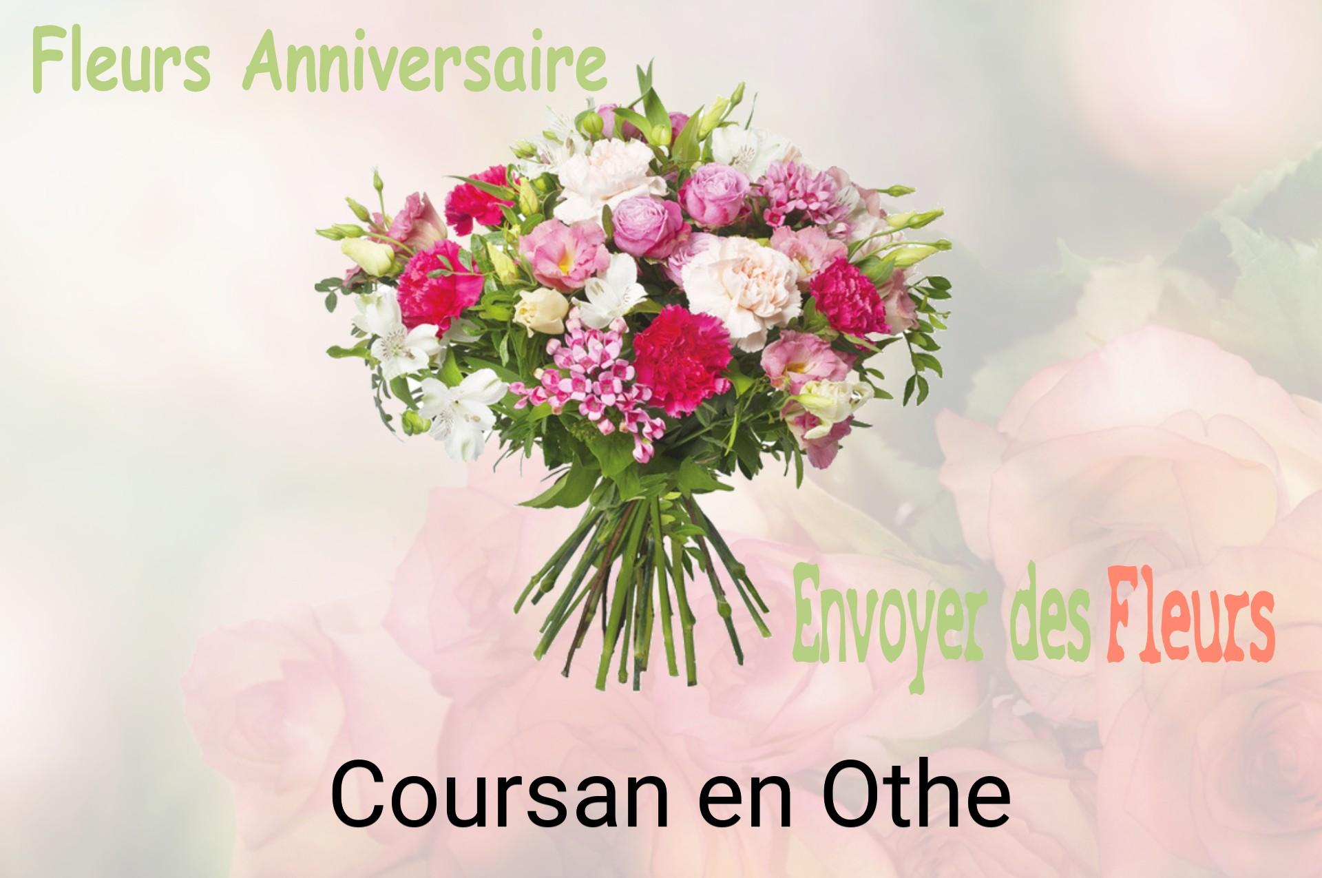 Bouquet de fleurs d’anniversaire livré à Coursan-en-Othe